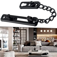Door Chain Latch Bolt Restrictor Safety Guard Lock Slide Catch Strong Security