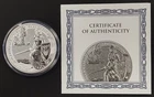 2022 Germania Mint 5 Mark, 1 Troy Oz .9999 Fine Silver coin w/capsule, COA!