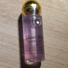 Truly Glazed Donut Lip Oil Pink Peptide Ceramide Softening Shine 0.42 fl oz