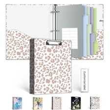 Mini 3 Ring Binder 1 Inch for 5.5"x8.5" Paper, Cute Small Three Ring Binders ...