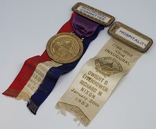 Dwight D. Eisenhower 1953 Inaugural Committee / Hospitality Credentials Badges