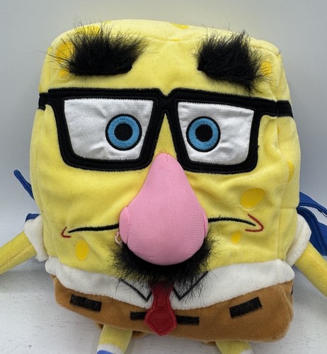 Spongebob Squarepants 12" peluche SundaaaeeePants travestimento 2008 Nickelodeon raro - Foto 2 di 6