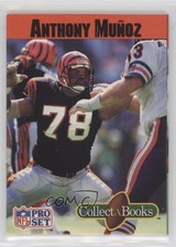 1990 Pro Set Collect-A-Books Anthony Munoz HOF m5x