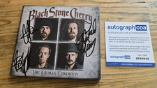 BLACK STONE CHERRY signed Autogramm  In Person CD THE HUMAN CONDITION ACOA