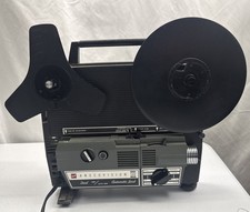 Vintage GAF Dual 8mm Movie Projector Anscovision 588 Working