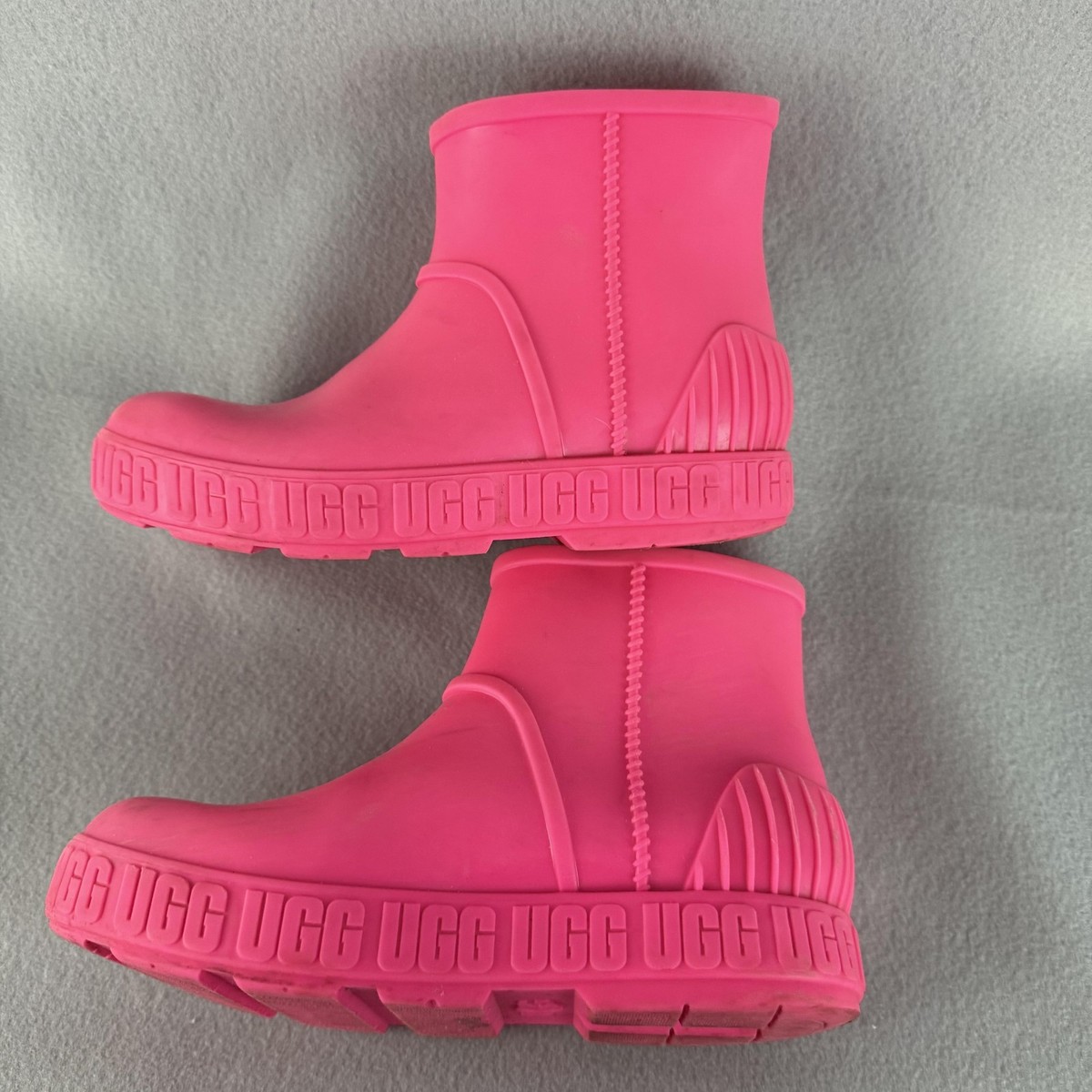 UGG Drizlita Boots Womens Size Waterproof Rain Rubber Fur Lined 1130361K  Shoes