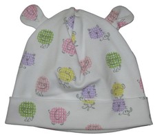 Baby-Girls Infant Safari Smiles Print Hat-Multicolored-Small