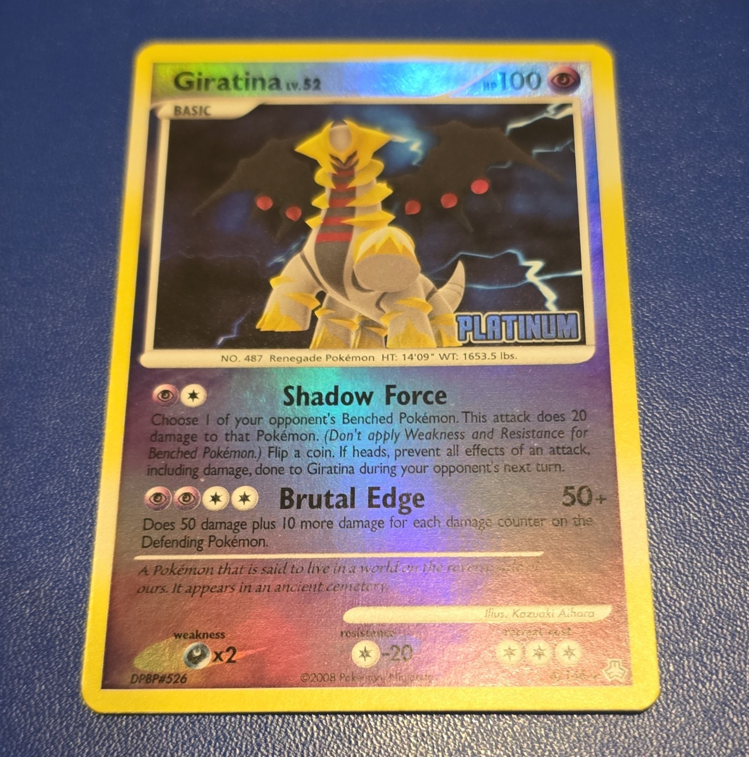 Pokemon Giratina Burger King Stamped 4/146 Legends Awakened