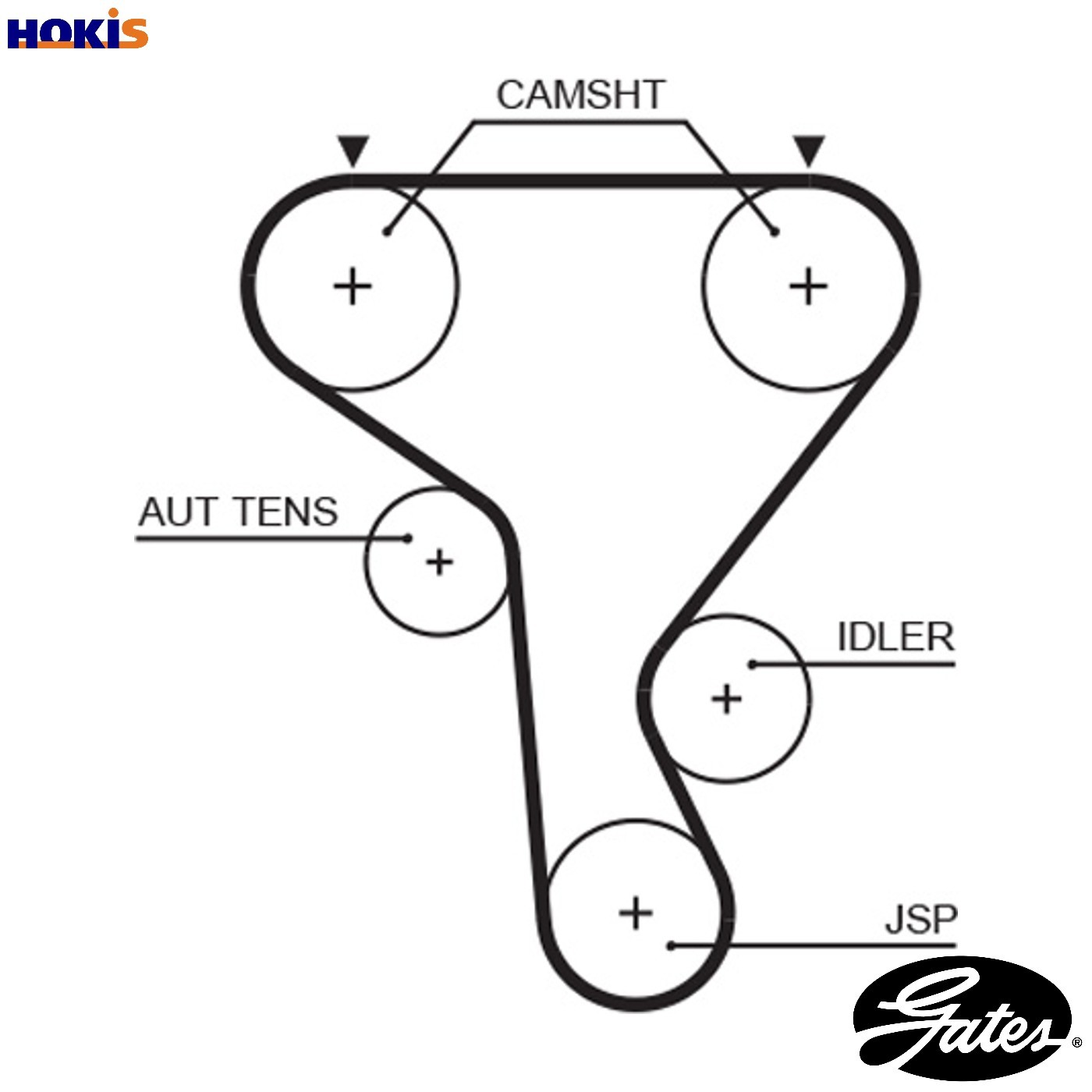 Timing belt 5573XS GATES for RENAULT NISSAN OPEL - Image 11