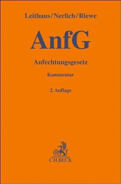 Rolf Leithaus (U. A.) | Anfechtungsgesetz | Buch | Deutsch (2023) | Xvii-image
