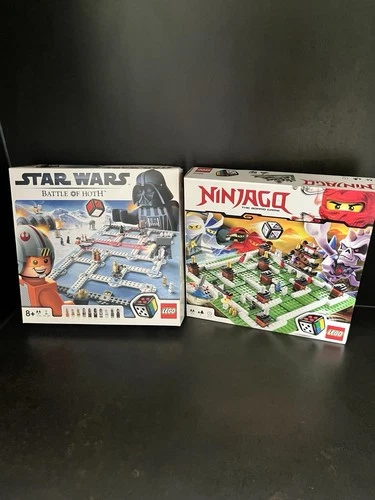 LEGO Board Games – Star Wars Battle of Hoth + Ninjago – Complete w/ Boxes