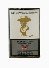 Hank Williams 24 Greatest Hits Cassette VG Country Music