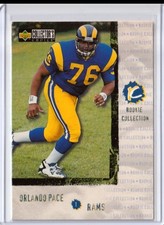 1997 Upper Deck Collector's Choice Rookie Collection Orlando Pace #347 RC