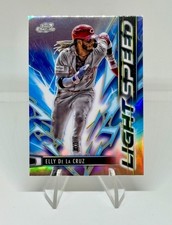 2025 Topps Cosmic Chrome ELLY DE LA CRUZ Light Speed Base Insert #LS-2 Reds