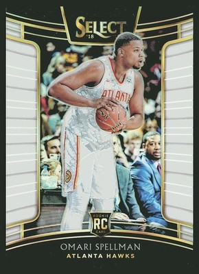 2018-19 Panini Select #99 Omari Spellman White Prizms #/149 SN,RC