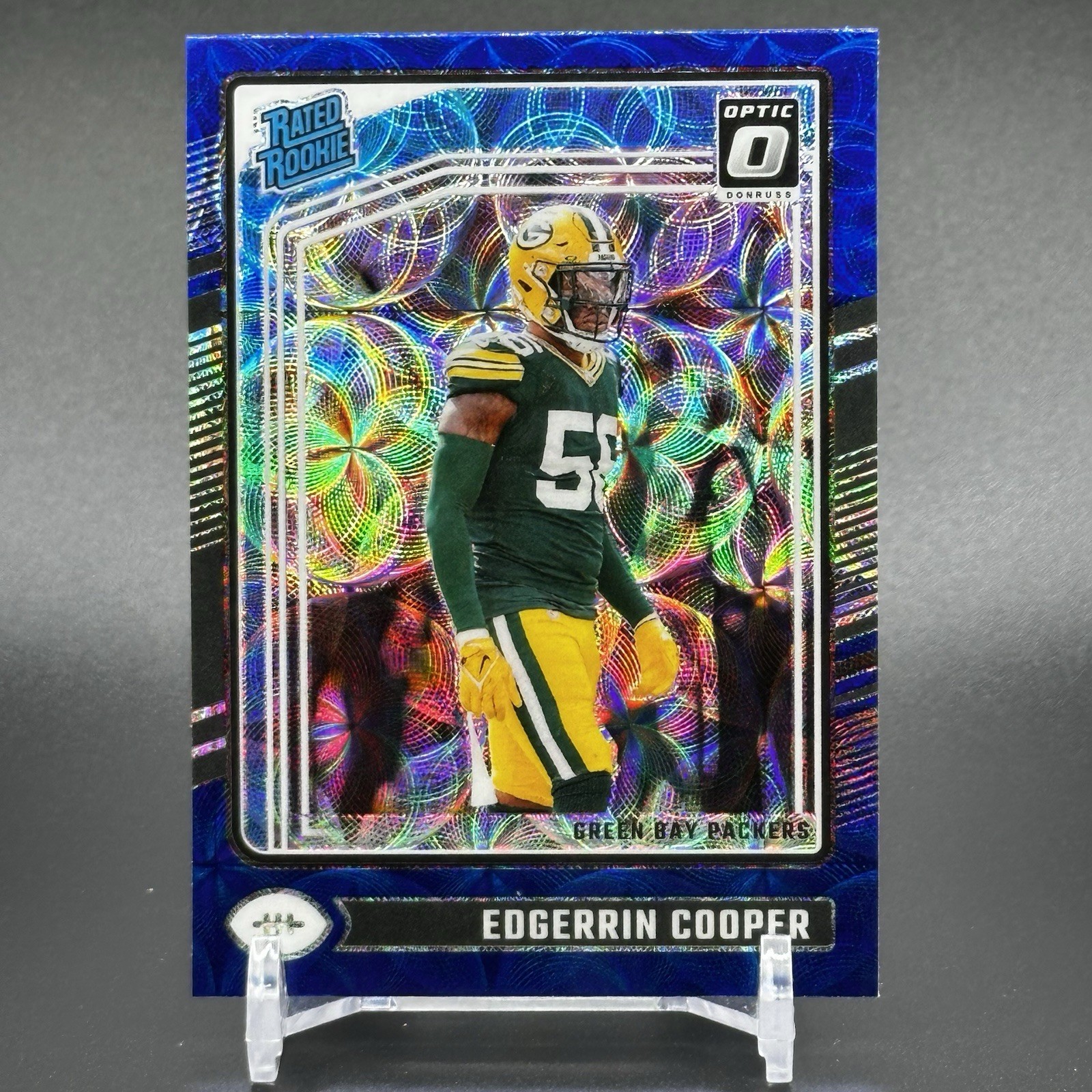 2024 Panini Donruss Optic Edgerrin Cooper RC Rated Rookie Blue Scope #231