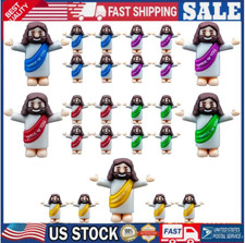 25 Little Jesus Figures Original Design Jesus Love You Mini Rubber Jesus Toy  