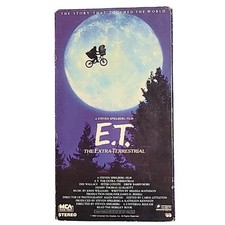 ET The Extra-Terrestrial VHS 1988 MCA Home Video Steven Spielberg Green Flap PG