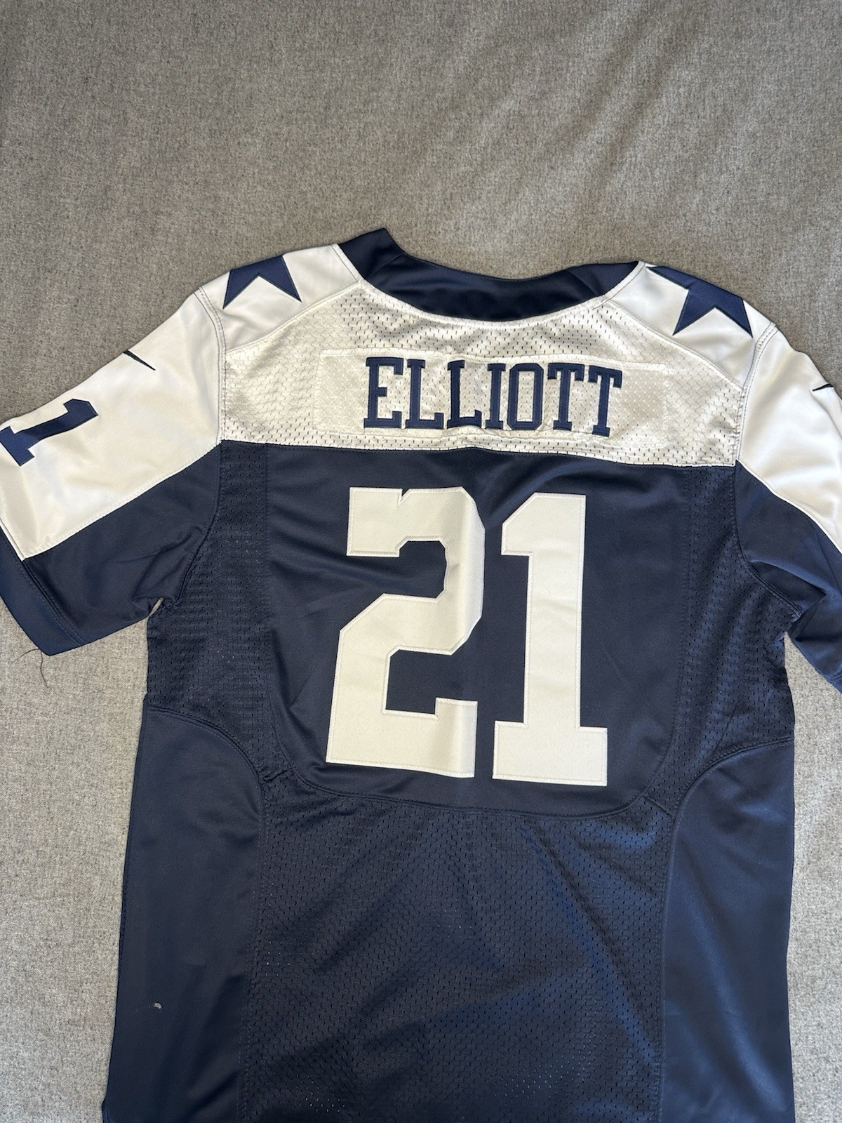 Nike Dallas Cowboys Ezekiel Elliott #21 Jersey Men’s 44 Large Navy thumbnail 2