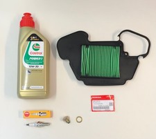 Honda MSX125 Service Kit Castrol Oil Genuine Air Filter Spark Plug Sump Bolt
