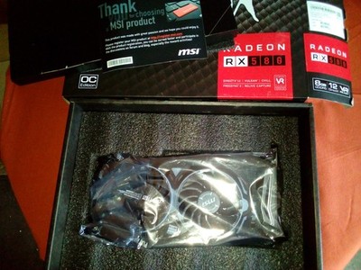 Grafikkarte,MSI Armor OC Edition, Radeon RX 580, 8 GB, Fabrikneu ,OVP