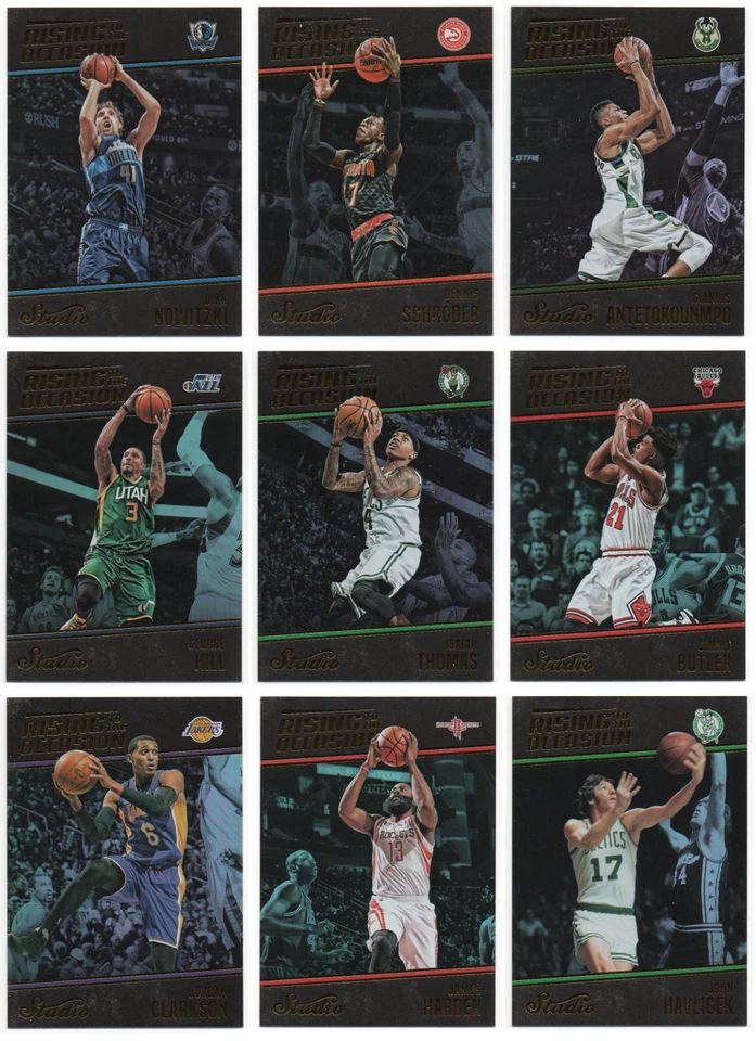 2016-17 Studio Rising to the Occasion 35 Cards Complete Set Kobe Bryant + - Image 3 of 4