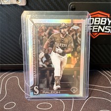 2025 Topps Chrome Update Series Cal Raleigh Seattle Mariners USC45 Baseball Card