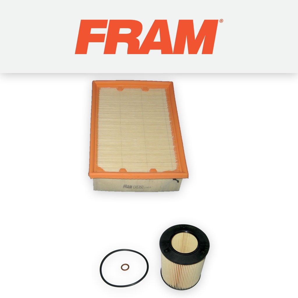 SERVICE KIT BMW 3 SERIES 323I E46 FRAM OIL AIR FILTERS (1998-2000)