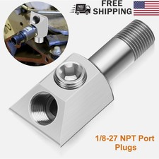 18 Npt Oil Pressure Sensor Tee Port Thread Adapter For Gmchevy 305350 Engine 18 Npt Oil Pressure Sensor Tee Port Thread Adapter For Gmchevy 305350 Engine
