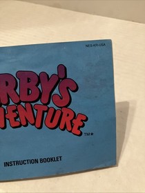 Kirby's Adventure Nintendo NES Manuale Istruzioni Libretto SOLO Leggere Descrizione