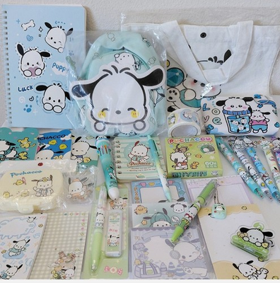 #ad Pochacco HUGE PRICE DROP SALE Stationary Bundle Gift Set Tote Bag $34.00