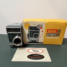Vintage Kodak Automatic 8 Non Reflex Standard 8 mm Gray Movie Camera untested