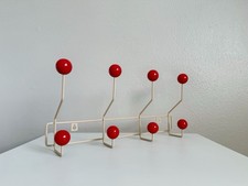 Mid Century Modern Metal Coat Rack Wall Hooks...