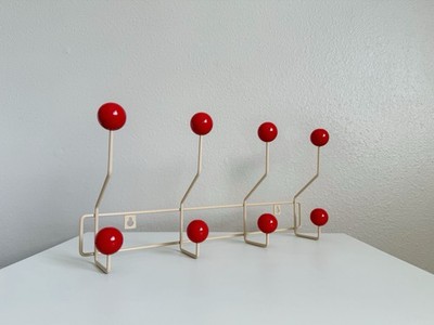 Mid Century Modern Metal Coat Rack Wall Hooks Entryway Organizer Minimalist