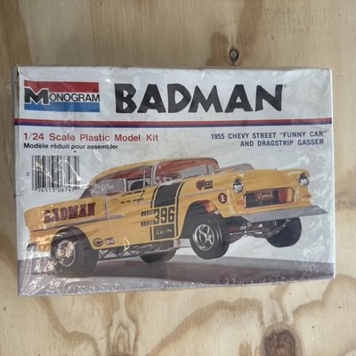 Monogram BADMAN 55 Chevy Tom Daniel 1973 Release Vintage Sealed