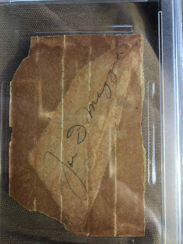 PSA Authentic Joe DiMaggio Autograph - Image 2 of 3