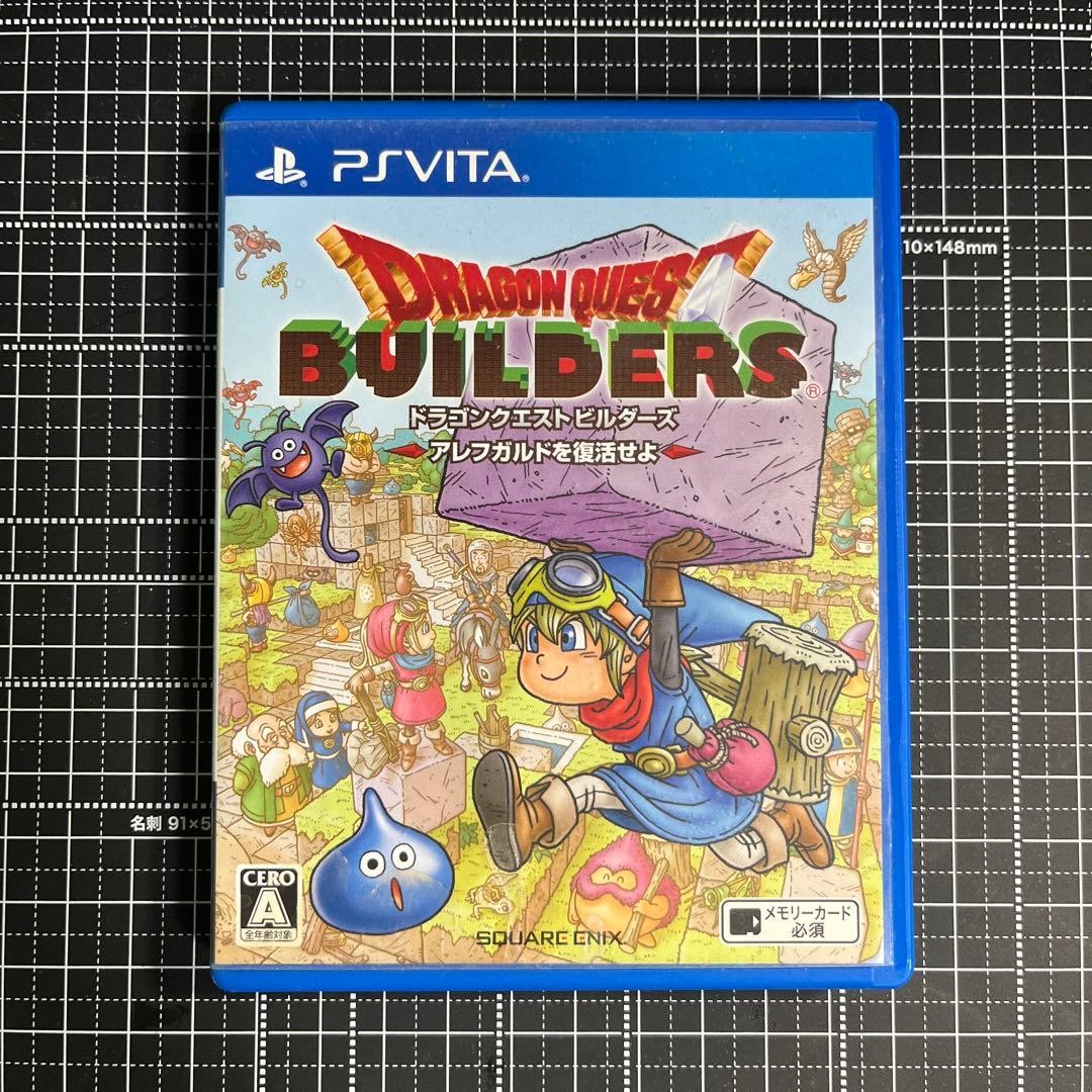 PS Vita Dragon Quest Builders Sony PlayStation Vita Tested JP ver with Case