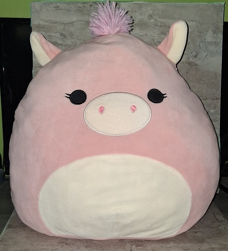 Squishmallows Pegasus Flying Pig Pink Kellytoy Wings 18"  (Rare) Super Soft