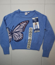 GAP Kids Girls Blue Spring Sweater with Butterfly Size: XS 4/5 NWT