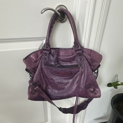 Balenciaga City Bag w/ authenticity card, mirror, and detachable strap