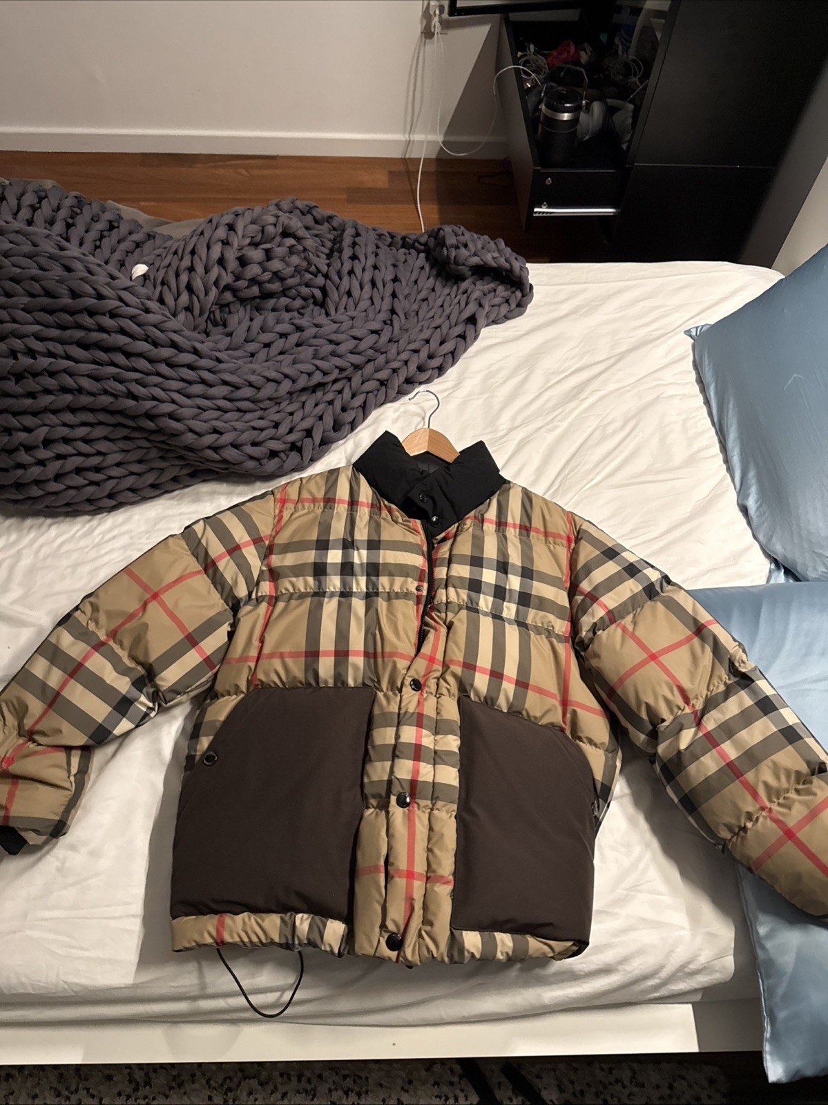 RARE Burberry Puffer Jacket Men's Medium
