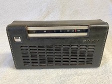 Radio d'epoca 1963 Sony TR 751 7 transistor testata funzionante argento Giappone