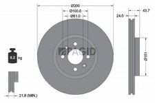 2x PAGID Bremsscheibe 54495NC für RENAULT SCÉNIC 2 JM0 dCi JM02 JM13 JM1E Flex