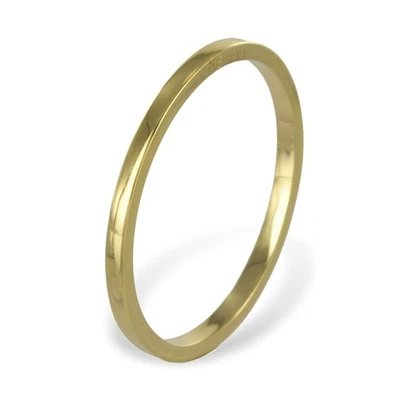 Ring Gelbgold 333 1,5mm Goldring Größen 50 54 56 - Bild 1 von 2