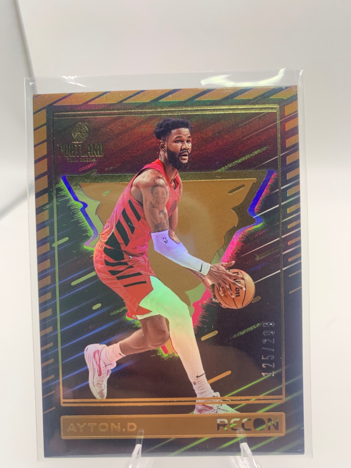 2023-24 Panini Recon Holo Red /199 - DeAndre Ayton #120 Blazers