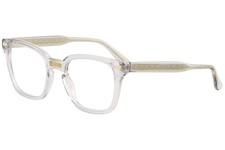Gucci Men's Eyeglasses GG0184O GG/0184/O 005 Grey Transparent Optical Frame 50mm