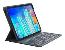 ZAGG Messenger Folio 2 iPad Keyboard Case Bluetooth - Charcoal Gray