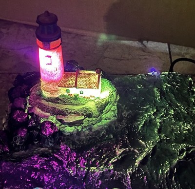 Nixie Clock IN-14 Lighthouse In The Ocean. Mom &.Dad Day Gift. Family Heirloom!!