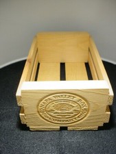 ORIGINAL NAPA VALLEY ROUND LOGO STYLE CASSETTE TAPE WOOD STOREAGE CRATE BOX