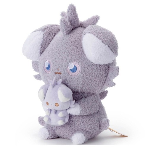 Takara Tomy Pokemon Soft Plush Toy Pokepeace Basic Espurr with mini Plush Ver - Picture 2 of 4